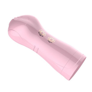 Masturbator-Vibrating and Flashing Masturbation Cup USB 7+7 Function / Talk