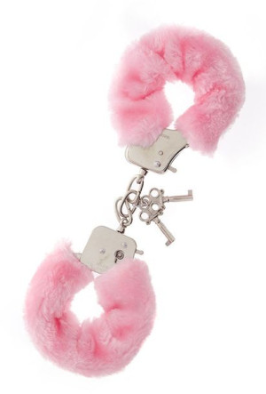 Dream Toys Handcuffs With Plush Pink