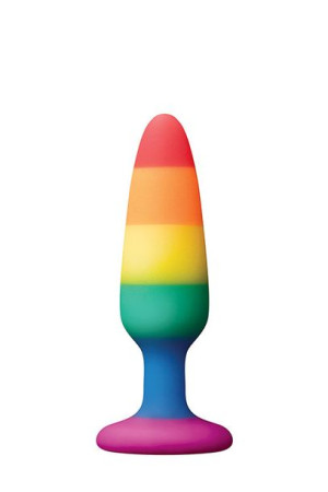 Colourful Love Rainbow Anal Plug Small