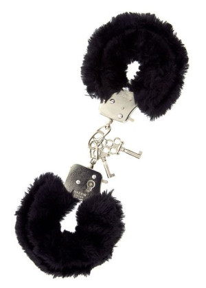 Dream Toys Handcuffs With Plush Black