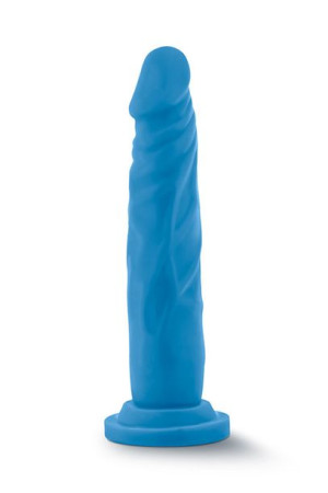 Neo 7.5inch Dual Density Cock Neon Blue