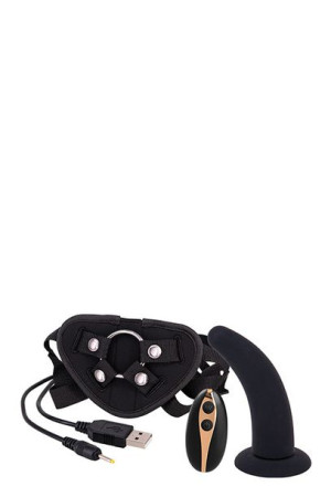 5inch Vibration Dildo Strap-on Black