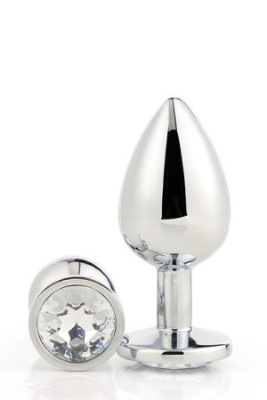 Gleaming Love Silver Plug Medium