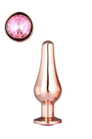 Gleaming Love Rose Gold Pleasure Plug S