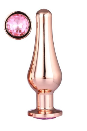 Gleaming Love Rose Gold Pleasure Plug L