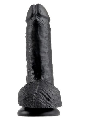 Cock 7 Inch With Balls Black