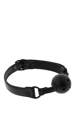 Blaze Ball Gag Croco Black