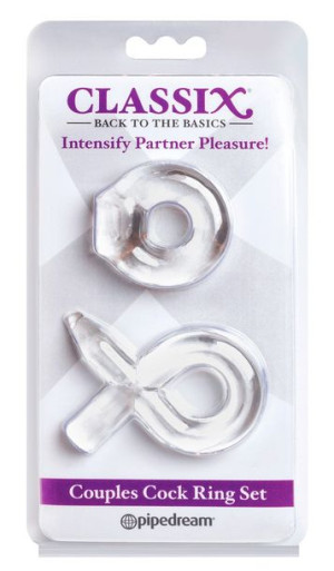 C Couples Cock Ring Set Clear
