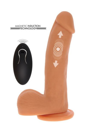 Magnetic Pulse Trusting Dildo Light skin tone