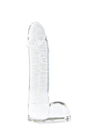 Firefly Glass Smooth Ballsey 4inch Dildo