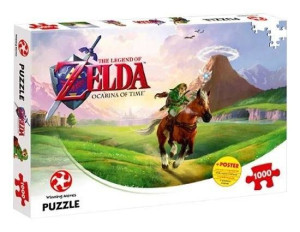 Puzzle 1000 Legend of Zelda przygoda koń krajobraz