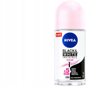 Nivea Women Roll-on Invisible Black White Clear