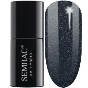 Semilac 325 Lakier hybrydowy Frosty Carbon Shimmer 7ml