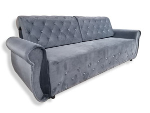 Raty Sofa rozkładana AGNES kanapa z pojemnikiem łóżko 140x200 Glamour