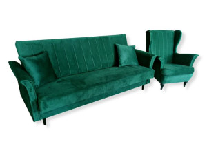 RATY zestaw komplet wypoczynkowy skandynawski sofa fotel uszak kanapa