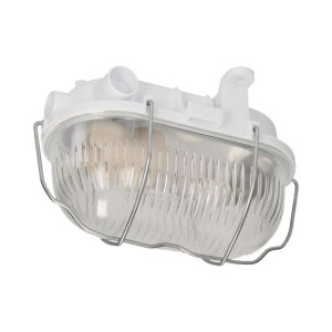 OVAL 60 7040T/R, oprawa oświetleniowa, 60W, E27, IP54, klosz szklany, stalo
