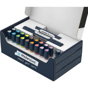 Zestaw markerów podwójnych SCHNEIDER Paint-It 040 Twinmarker,27 szt.,
