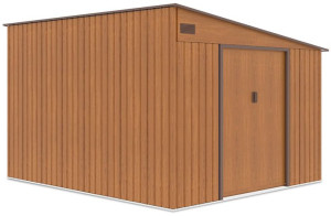 Domek Gospodarczy Na Narzędzia Jasper 9x10 Oak Brown