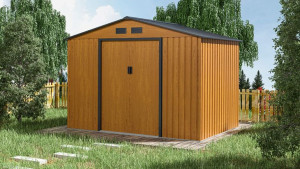 Domek Na Narzędzia Hudson 9x6 Oak Grey