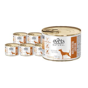4Vets Dog Weight Reduction 6x185g