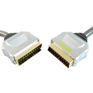 Kabel SCART przewód Euro-Euro Prof 3m HQ