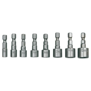 Nasadki wkrętakowe 1/4",8 szt. TOPEX 39D387