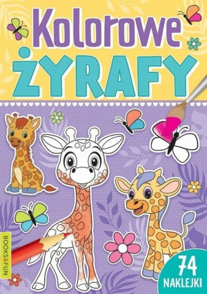 Kolorowe zyrafy