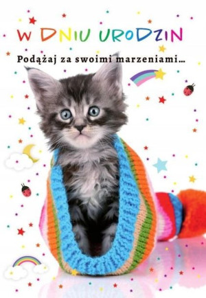 Kartka okolicznościowa Urodziny TS09 Trend