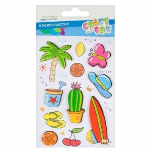 Naklejki 3D wakacje Craft with Fun