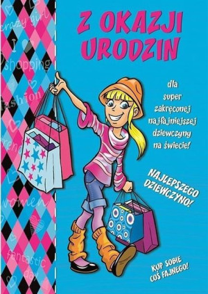 Karnet Young B6 + koperta wzór nr 001 Urodziny