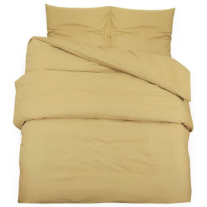 Zestaw pościeli, kolor taupe, 225x220 cm, bawełna
