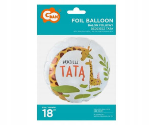 Balon foliowy Będziesz Tatą