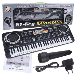 Keyboard dla dzieci MQ-6106 Dużo funkcji Zasilacz + Mikrofon