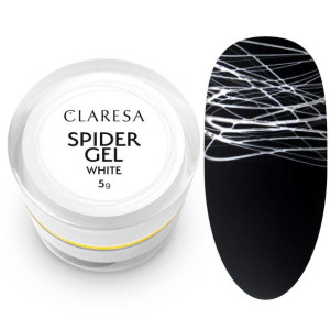 Claresa Spider Gel White 5g Żel Do Zdobień Paznokci
