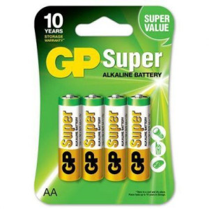 Bateria alkaliczna AA/LR6 SUPER ALKALINE 4szt. GP