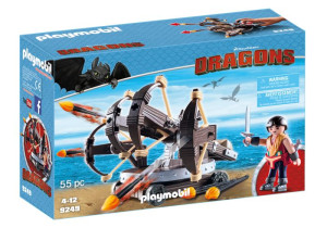 Playmobil 9249 Eret Z Czterema Ognistymi Strzałami Balistycznymi