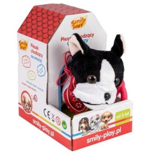 Smily piesek chodzący na smyczy 39123