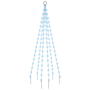 Choinka do montażu na maszcie, 108 niebieskich diod LED, 180 cm