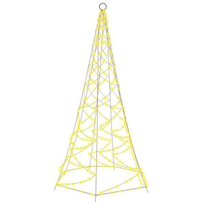 Choinka do montażu na maszcie, 200 ciepłych białych LED, 180 cm