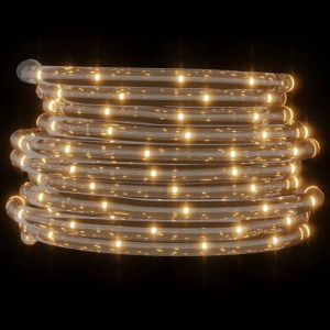 Wąż świetlny, 240 LED, ciepła biel, 10 m, PVC