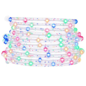Wąż świetlny, 240 LED, wielokolorowy, 10 m, PVC