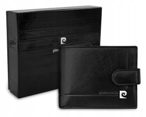 Skórzany portfel męski z systemem RFID— Pierre Cardin