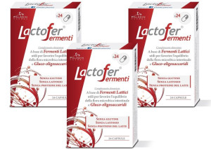 Probiotyk/Prebiotyk LACTOFER FERMENTI Jelita, Zdrowa Flora, Biegunka