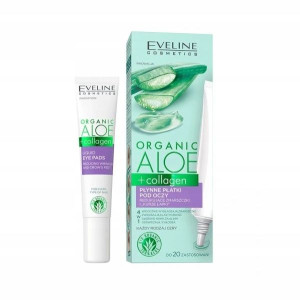 Eveline Aloe Organic Płynne płatki pod oczy