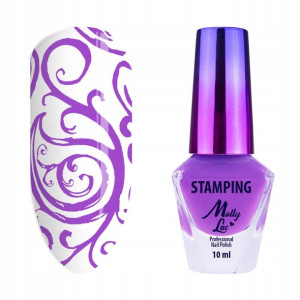 Molly Lac lakier do stempli blaszka fiolet 10 ml