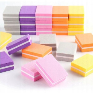 50x Blok polerka mini do paznokci manicure pedicur