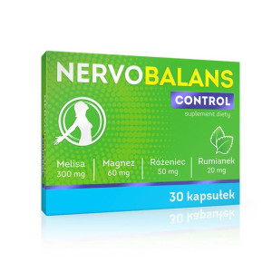 NERVOBALANS CONTROL na stres wyciszenie sen 30 kap