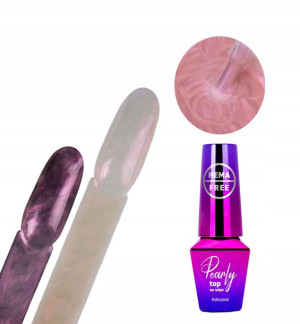 Molly Lac PEARLY TOP efekt perły szampański marmur