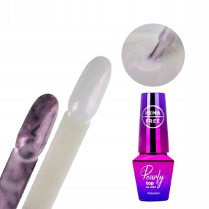 Molly Lac PEARLY TOP efekt perły szampański marmur