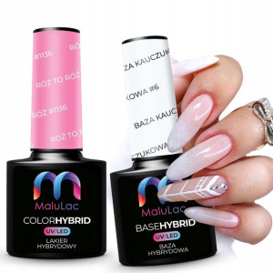 MaluLac Baza hybrydowa do Baby Boomer + LAKIER
